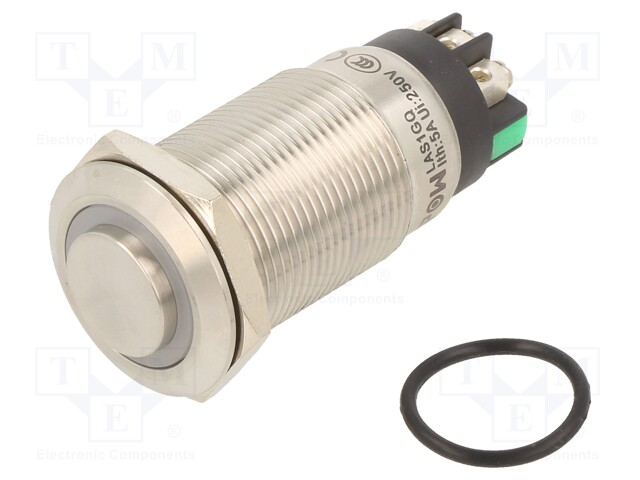 Switch: vandal resistant; Pos: 2; SPDT; 3A/220VAC; 5A/24VDC; IP65