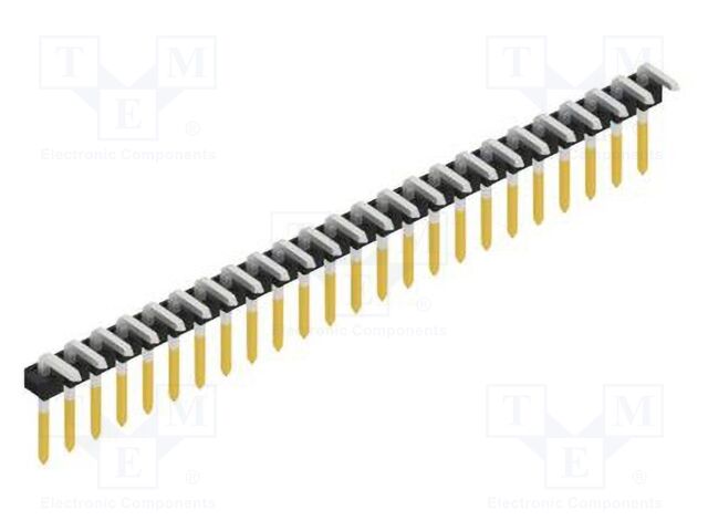 Connector: pin strips; pin header; male; PIN: 24; 2.54mm; THT; 1x24