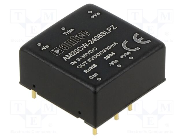 Converter: DC/DC; 20W