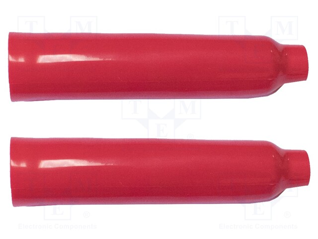 Insulator; red; Mat: PVC; Application: BU-41; 107mm; 2pcs.