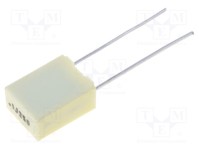 Capacitor: polyester; 220nF; 140VAC; 250VDC; Pitch: 5mm; ±5%