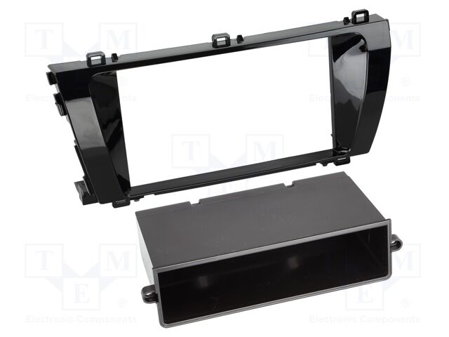 Radio frame; Toyota; 2 DIN; black