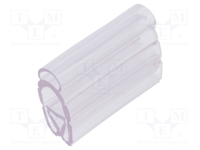 Markers for cables and wires; 4÷10mm; PVC; transparent; -30÷60°C