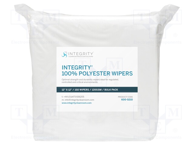 Cleaning cloth: specialist; dry; polyester; cleanroom,cleaning