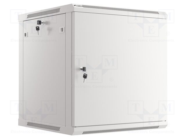 Enclosure: rack cabinet; Standard: 19"; 12U; grey; Z: 600mm; X: 600mm