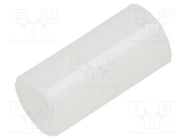 Spacer sleeve; polyamide; L: 12.7mm; Øout: 12.7mm; Øint: 4.5mm