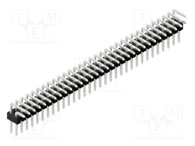 Connector: pin strips; pin header; male; PIN: 64; 2.54mm; THT; 2x32