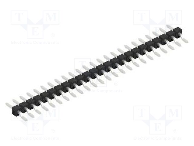 Connector: pin strips; pin header; male; PIN: 24; 2.54mm; SMT; 1x24
