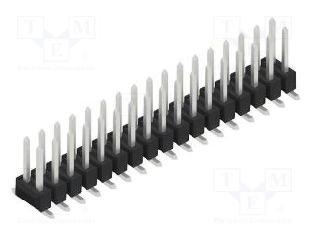 Connector: pin strips; pin header; male; PIN: 34; 2.54mm; SMT; 2x17