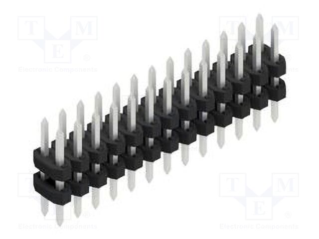 Connector: pin strips; pin header; male; PIN: 26; 2mm; THT; 2x13