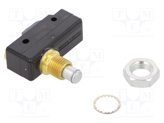 Microswitch SNAP ACTION; without lever,precise operation; SPDT