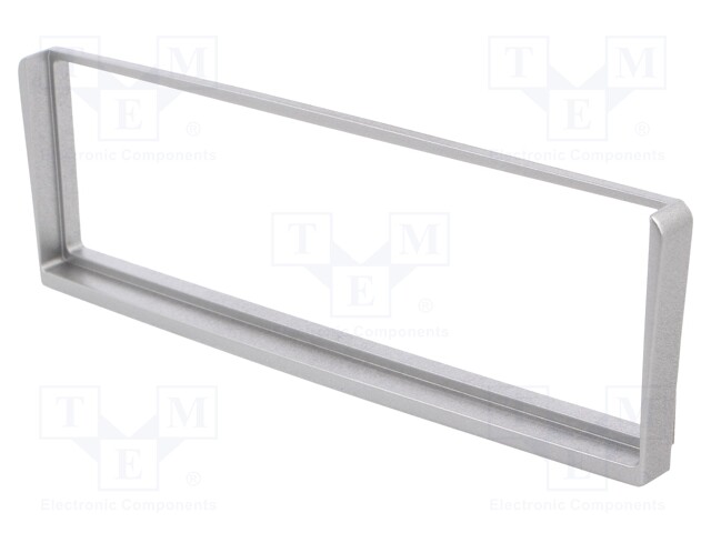 Radio mounting frame; Alfa Romeo; 1 DIN; silver