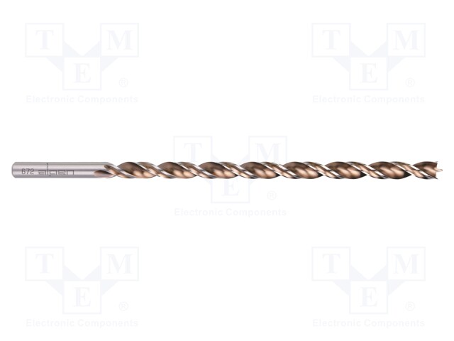 Drill bit; for wood; Ø: 3mm; L: 250mm; Working part len: 200mm