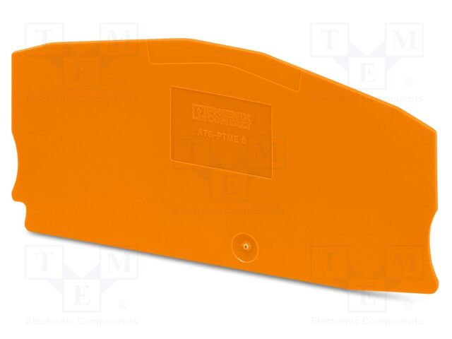 Separating plate; L: 47mm; W: 0.8mm; H: 100.8mm; Body: orange