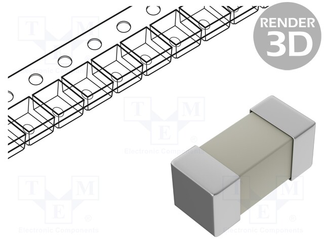Fuse: fuse; time-lag; 10A; 50VAC; 75VDC; SMD; ceramic; 2410