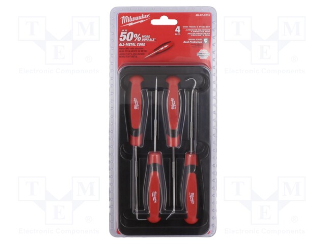 Kit: scrapers; 4pcs; 4mm