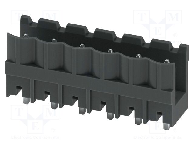 PCB headers, nominal cross section: 2.5 mm?, color: black, n