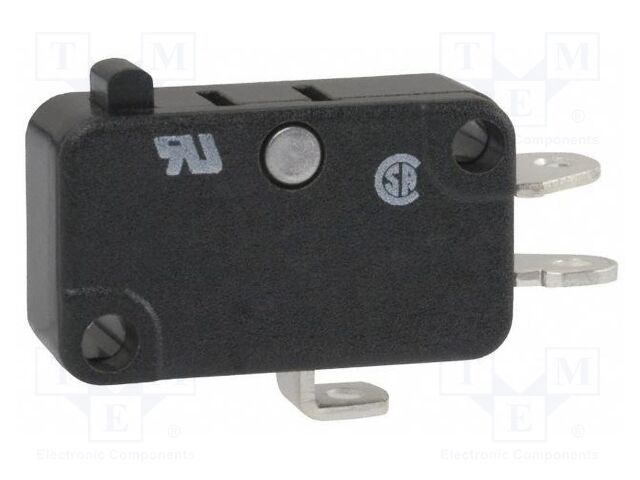 Microswitch SNAP ACTION; without lever; SPDT; 15.1A/250VAC