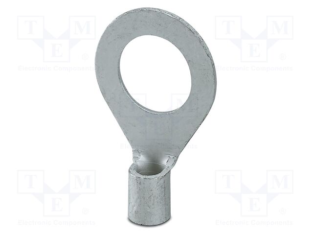 Non-insulated; Body: silver; Tip: ring