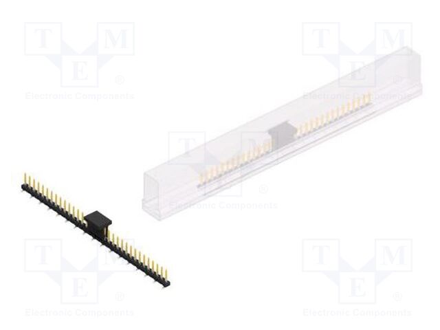 Connector: pin strips; pin header; male; PIN: 33; 2mm; SMT; 1x33