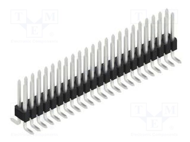 Connector: pin strips; pin header; male; PIN: 46; 1.27mm; SMT; 2x23