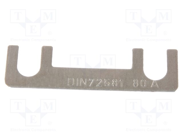 Fuse: fuse; 100A; 32VDC; automotive,strip fuse; 41mm; M5 screw