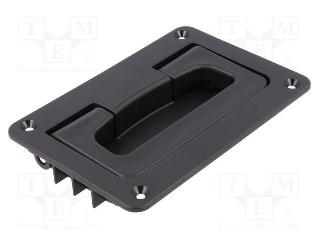 Holder; Mat: technopolymer (PA); black; L: 96mm; W: 114mm; D: 19mm