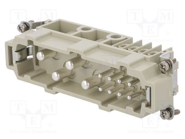 Connector: HDC; contact insert; male; DK; PIN: 12; 4+PE,8+PE; 16÷80A