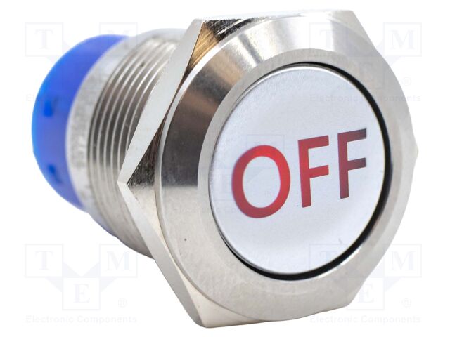 Switch: vandal resistant; Pos: 2; DPDT; 3A/250VAC; IP67; ON-(ON)