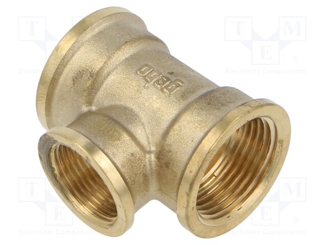 Reductive,female-female-female; brass CW617N; BR