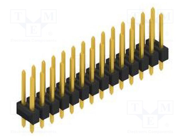 Connector: pin strips; pin header; male; PIN: 28; 2.54mm; THT; 2x14