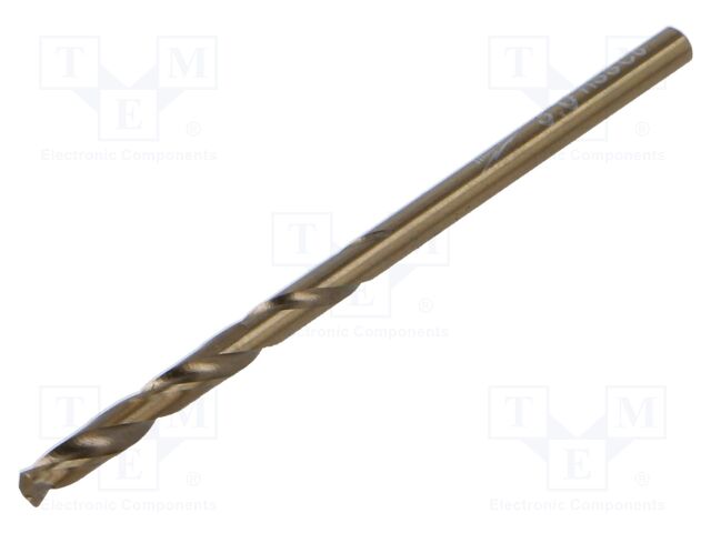 Drill bit; for metal; Ø: 3mm; L: 61mm; Working part len: 33mm