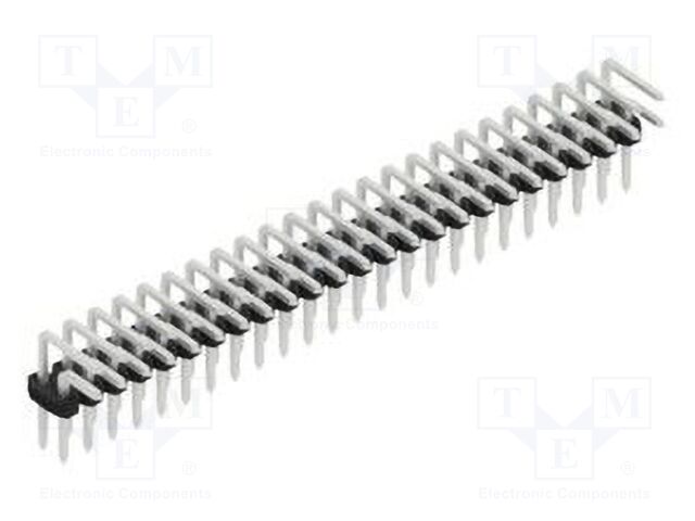 Connector: pin strips; pin header; male; PIN: 48; 2mm; THT; 2x24