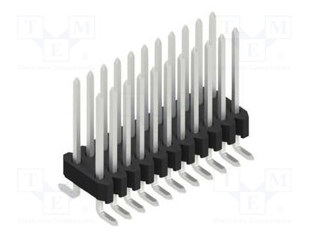 Connector: pin strips; pin header; male; PIN: 22; 1.27mm; SMT; 2x11