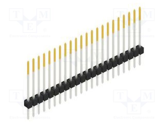 Connector: pin strips; pin header; male; PIN: 22; 2.54mm; THT; 1x22