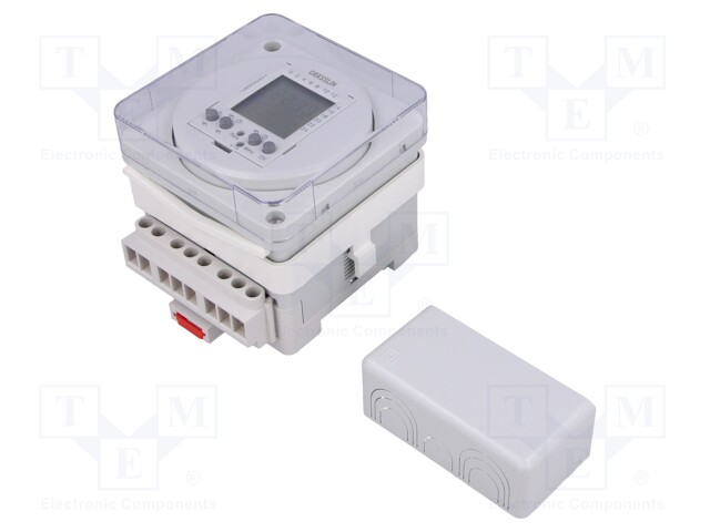 Timer; Range: 1min÷7days; SPDT x2; 230VAC; screw,on panel; PIN: 8