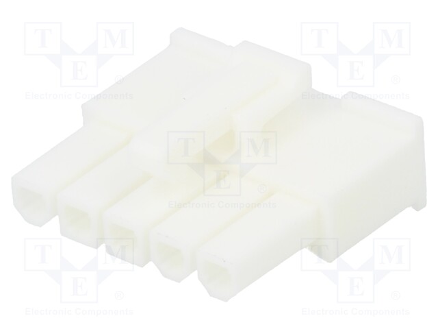 Plug; wire-wire/PCB; female; Mini-Fit Jr; 4.2mm; PIN: 5; for cable