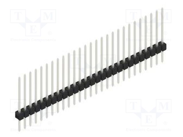 Connector: pin strips; pin header; male; PIN: 27; 2.54mm; THT; 1x27