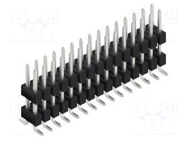 Connector: pin strips; pin header; male; PIN: 30; 2.54mm; SMT; 2x15