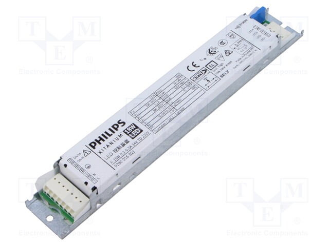Power supply: switched-mode; LED; 18W; 24÷54VDC; 100÷500mA; IP20