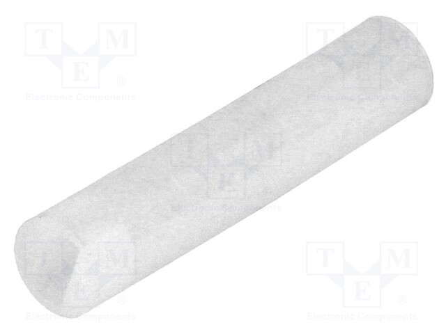 Spacer sleeve; LED; Øout: 4mm; ØLED: 3mm; L: 20mm; natural; UL94V-2