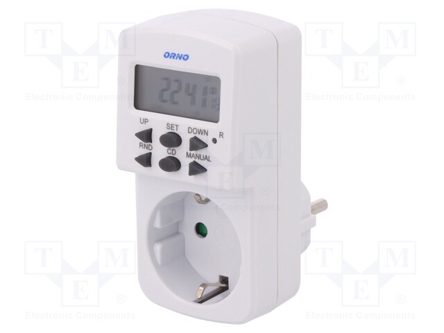 Programmable time switch; Range: 1min÷7days; 230VAC; IP20