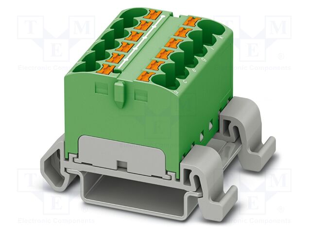 Splice terminal: rail; 32A; 800V; push-in; PA; 0.2÷6mm2; W: 36.9mm