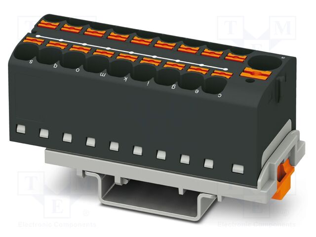 Splice terminal: rail; 32A; 800V; push-in; PA; 0.2÷6mm2; W: 28.6mm