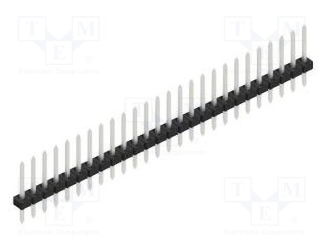 Connector: pin strips; pin header; male; PIN: 26; 2mm; THT; 1x26