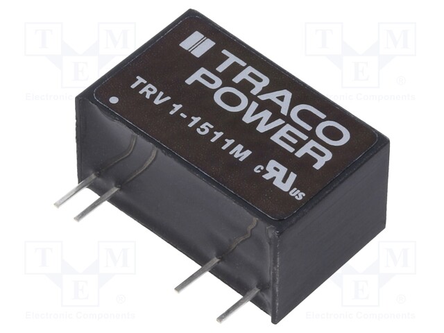 Converter: DC/DC; 1W; Uin: 12÷18V; 5VDC; Iout: 200mA; SIP9; 4.8g