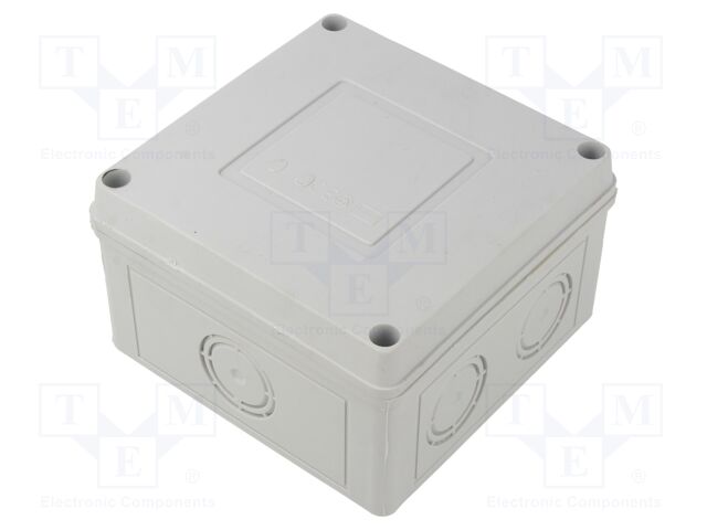 Enclosure: junction box; X: 111mm; Y: 66mm; Z: 111mm; wall mount