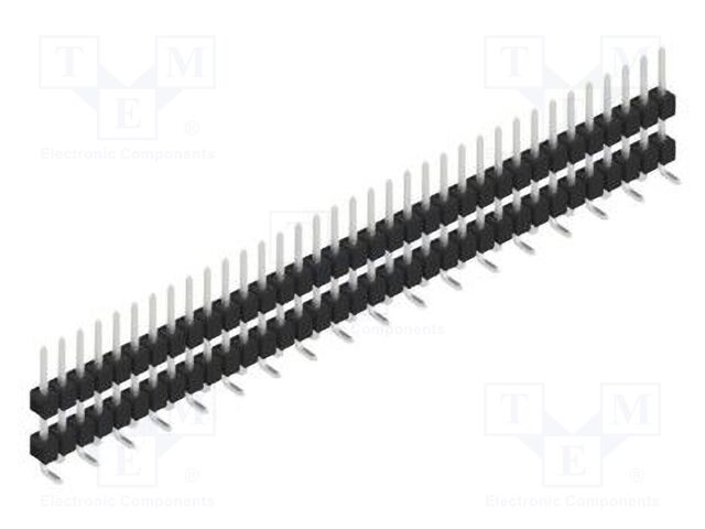 Connector: pin strips; pin header; male; PIN: 35; 2.54mm; SMT; 1x35
