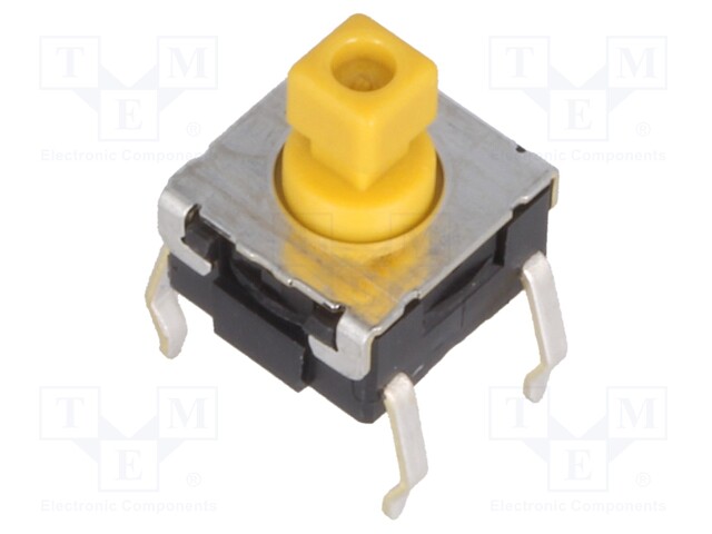 Microswitch TACT; SPST-NO; Pos: 2; 0.05A/24VDC; THT; none; 2.25N