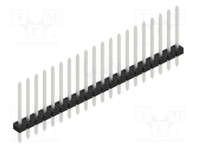 Connector: pin strips; pin header; male; PIN: 20; 2mm; THT; 1x20